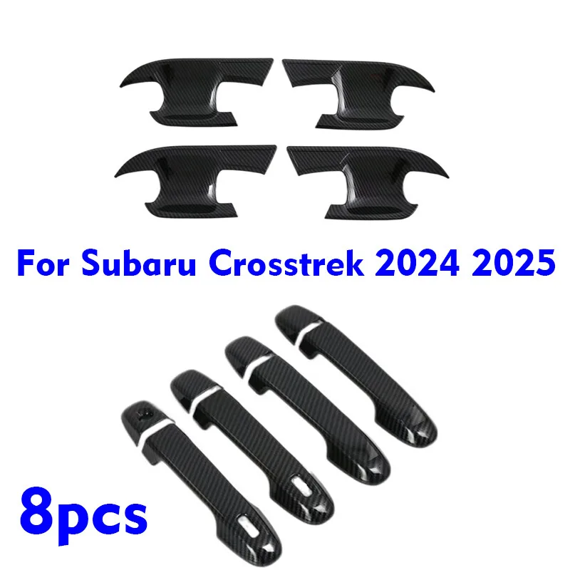 8Pcs Carbon Fiber Car Door Handle Bowl Cover Trim For Subaru Crosstrek 2024 2025
8Pcs Carbon Fiber Car Door Handle Bowl Cover Trim For Subaru Crosstrek 2024 2025