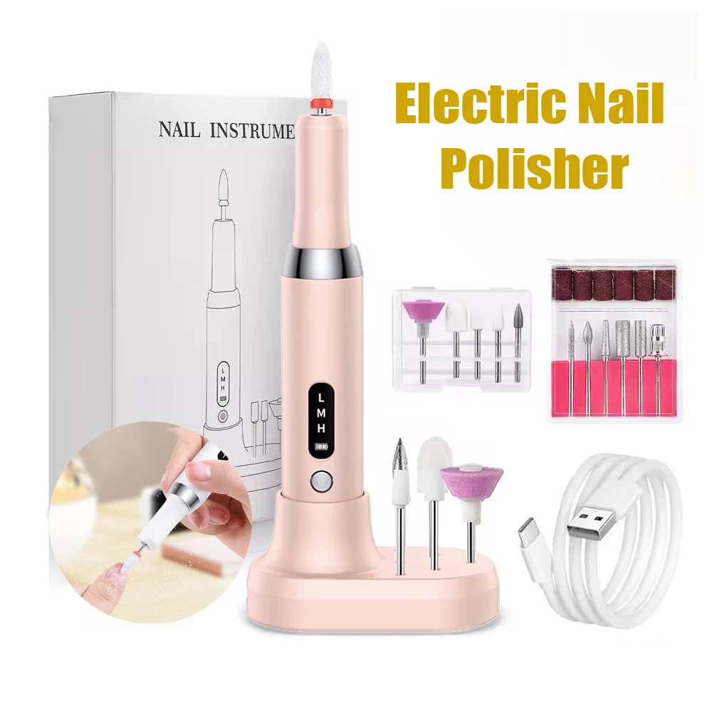 5 in 1 Electric Nail Polisher Drill with Bits Nails Grinding Polishing Dead Skin Removal Art Sanding File Pen Manicure Machine
5 in 1 Electric Nail Polisher Drill with Bits Nails Grinding Polishing Dead Skin Removal Art Sanding File Pen Manicure Machine