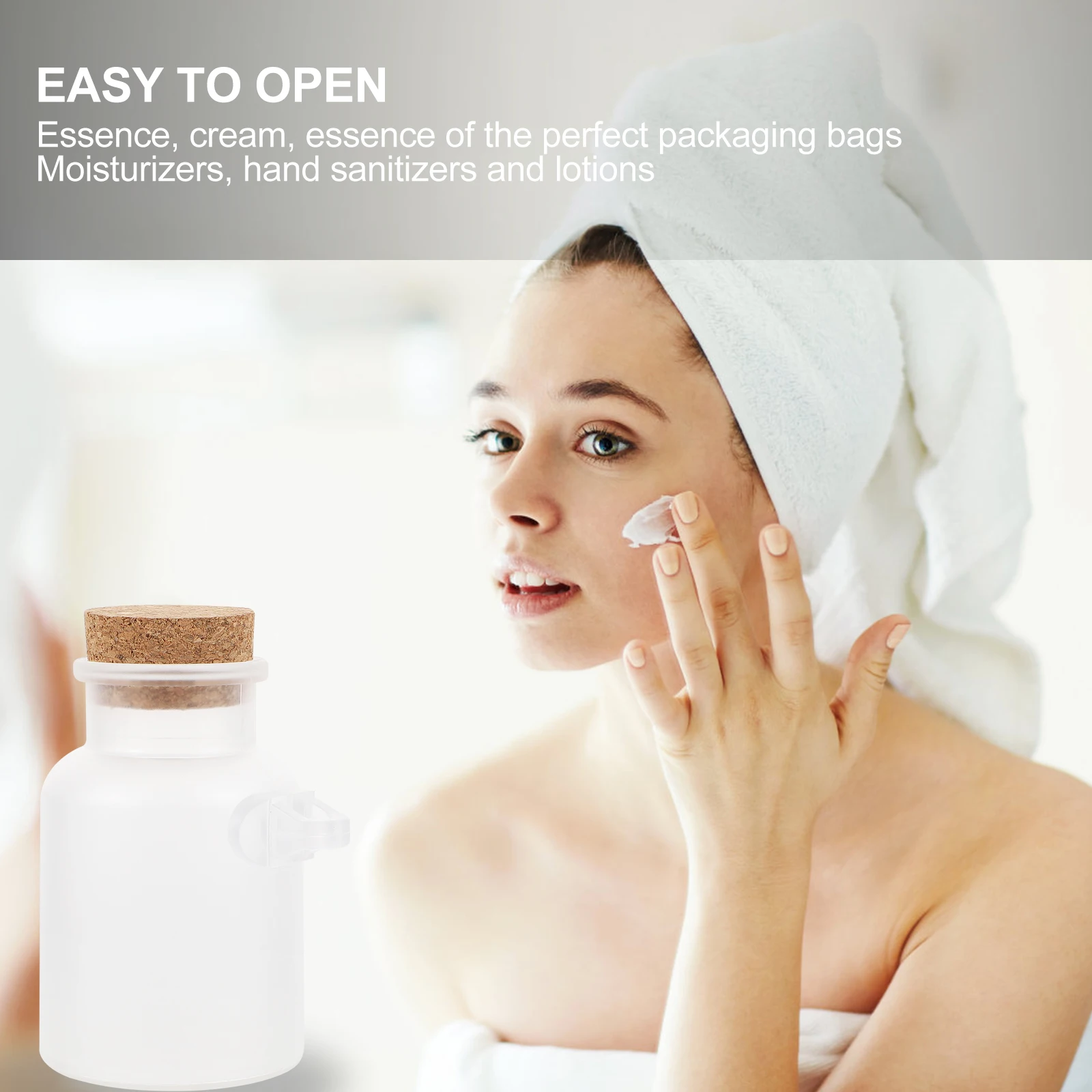 2 Pcs Bath Salt Bottle 200g ABS Matte Storage Container for Powder Leakproof Round Shape Soft Cork Lid Wooden Spoon
2 Pcs Bath Salt Bottle 200g ABS Matte Storage Container for Powder Leakproof Round Shape Soft Cork Lid Wooden Spoon