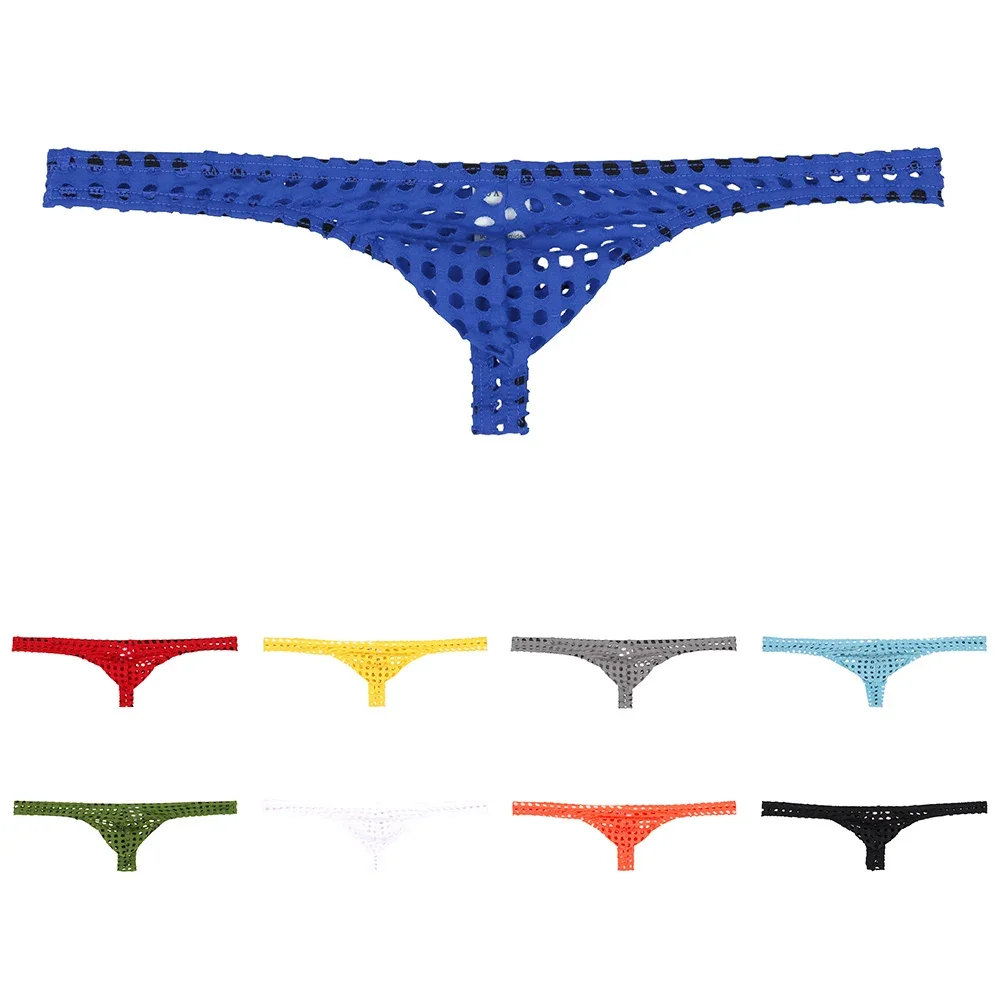 Men Fashion Hollow Thong Male Low Waist Trendy Sexy Panties Underwear Comfortable Breathable Underpant
Men Fashion Hollow Thong Male Low Waist Trendy Sexy Panties Underwear Comfortable Breathable Underpant