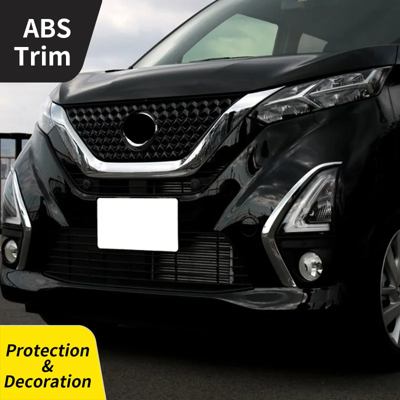 For Nissan Dayz Modification The Electroplated Decorative Strip of The Fog Light on The Front Bumper
For Nissan Dayz Modification The Electroplated Decorative Strip of The Fog Light on The Front Bumper