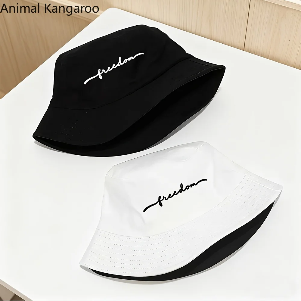 "Freedom" Print Bucket Hat Sun Hat for Outdoor Sports and Camping Design for Large Head Bucket Hat Trendy All-season Bucket Hat
"Freedom" Print Bucket Hat Sun Hat for Outdoor Sports and Camping Design for Large Head Bucket Hat Trendy All-season Bucket Hat
