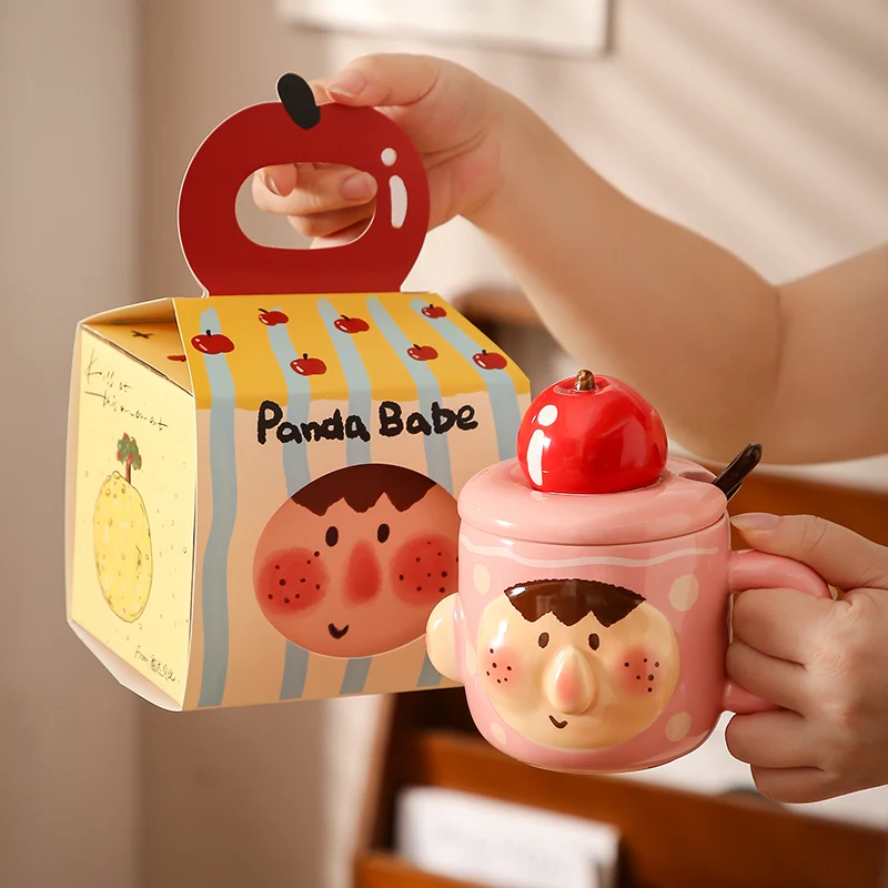 Kawaii забавная кофейная чашка, красивая портативная крышка для латте, кофейная чашка для эспрессо, керамическая дорожная чашка Canecas De Porcelana, аксессуары для дома
Kawaii забавная кофейная чашка, красивая портативная крышка для латте, кофейная чашка для эспрессо, керамическая дорожная чашка Canecas De Porcelana, аксессуары для дома