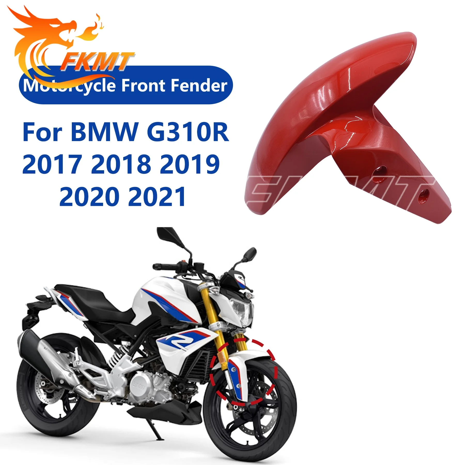 Fit for BMW G310 R G310R 2017 2018 2019 2020 2021 Motorcycle ABS Mudguard Front Fender Splash Fender Fairing
Fit for BMW G310 R G310R 2017 2018 2019 2020 2021 Motorcycle ABS Mudguard Front Fender Splash Fender Fairing