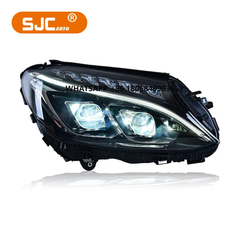 SJC Auto Dual Beams Lens Lasr Headlight for Mercedes Benz C Class W205 2015-2021 C180 C200 C260 New Upgrade S Class Head Lights
SJC Auto Dual Beams Lens Lasr Headlight for Mercedes Benz C Class W205 2015-2021 C180 C200 C260 New Upgrade S Class Head Lights