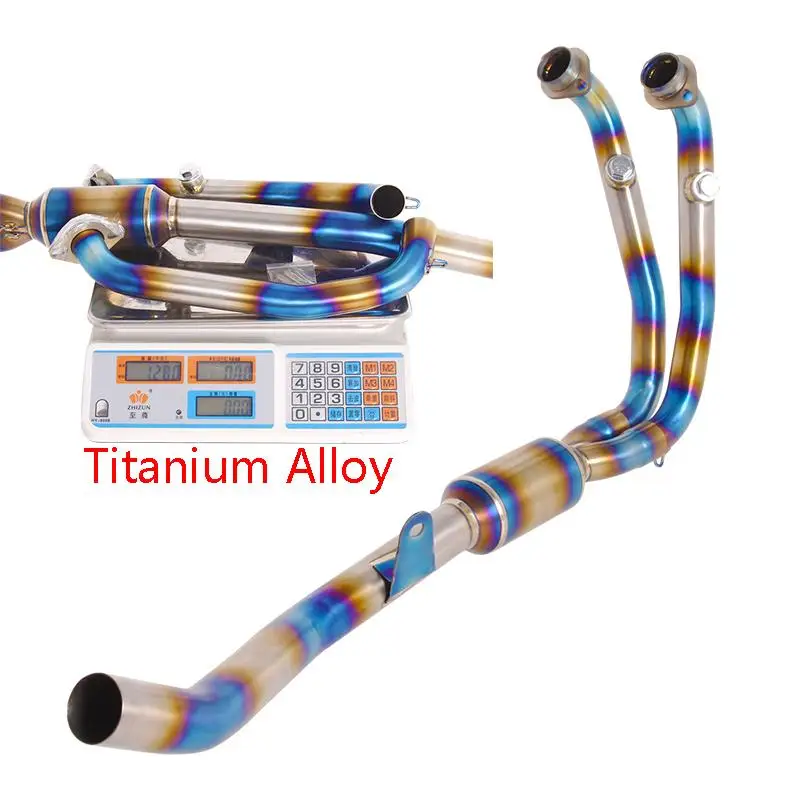 For CFMOTO 450MT 2024 2025 Header Link Pipe Slip On Motorcycle Exhaust System Titanium Alloy Front Pipe Connect Original Tube
For CFMOTO 450MT 2024 2025 Header Link Pipe Slip On Motorcycle Exhaust System Titanium Alloy Front Pipe Connect Original Tube