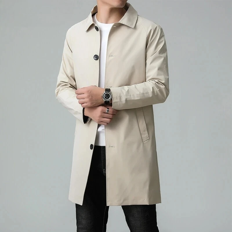 2026 Top Quality New Brand Casual Fashion Long Men Trench Coat Windbreaker Overcoat Slim Fit Long Jacket Men Clothing
2026 Top Quality New Brand Casual Fashion Long Men Trench Coat Windbreaker Overcoat Slim Fit Long Jacket Men Clothing
