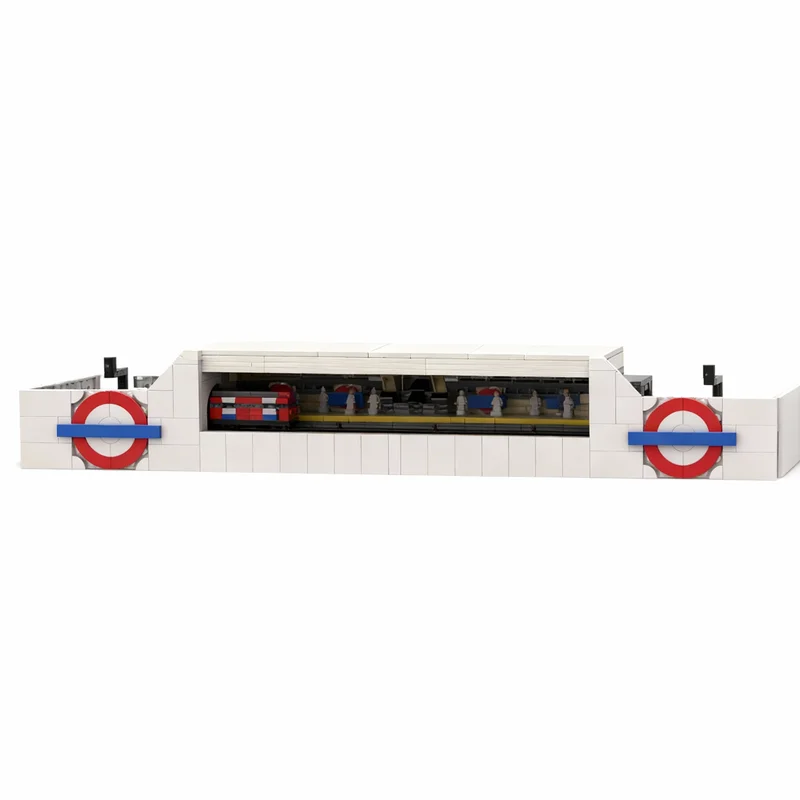 1175pcs MOC Miniature Working London Underground Model Railway Tube Train Station Building Blocks Architecture Toys Education
1175pcs MOC Miniature Working London Underground Model Railway Tube Train Station Building Blocks Architecture Toys Education