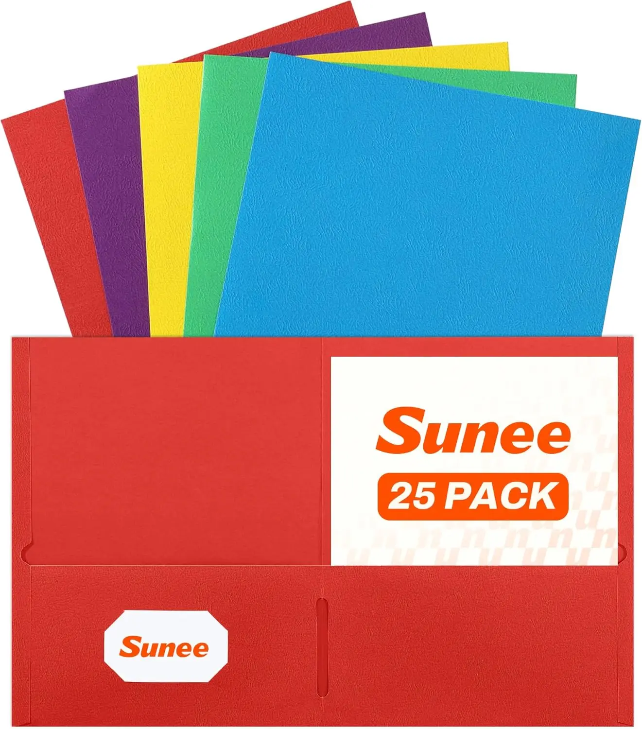 25 Pack Assorted Color Pocket Folders for Letter Size Paper, Office School Home Organization with Business Card Holder
25 Pack Assorted Color Pocket Folders for Letter Size Paper, Office School Home Organization with Business Card Holder