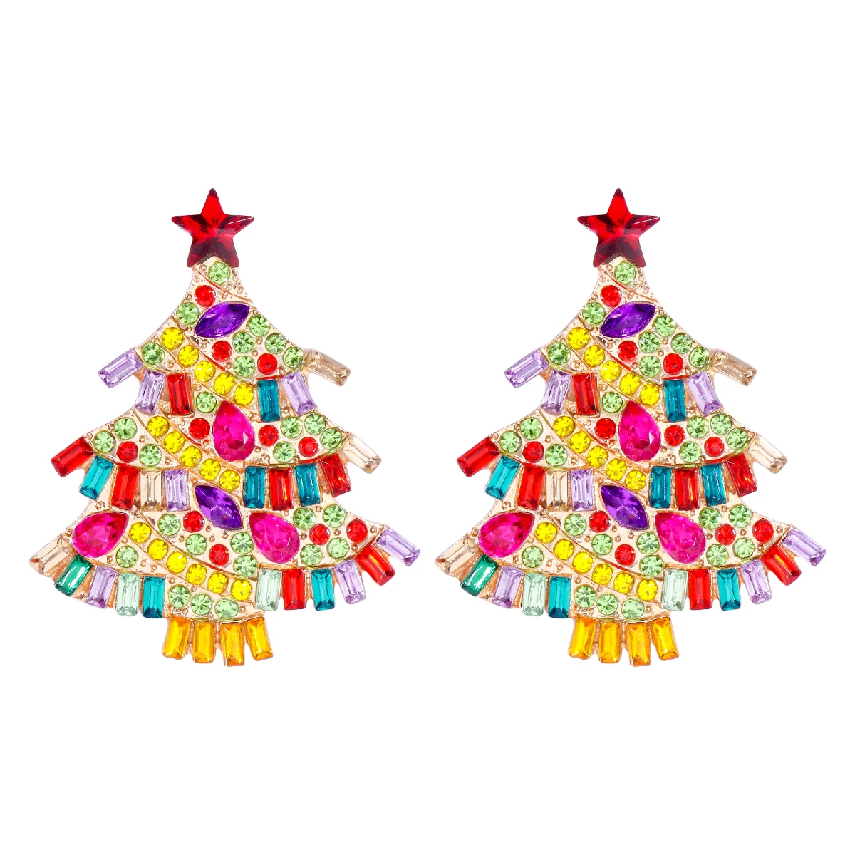 2023 Trend New Halloween Jewelry Colorful Crystal Rhinestone Christmas Tree Earrings for Women Girls Holiday Party Jewelry Gifts
2023 Trend New Halloween Jewelry Colorful Crystal Rhinestone Christmas Tree Earrings for Women Girls Holiday Party Jewelry Gifts