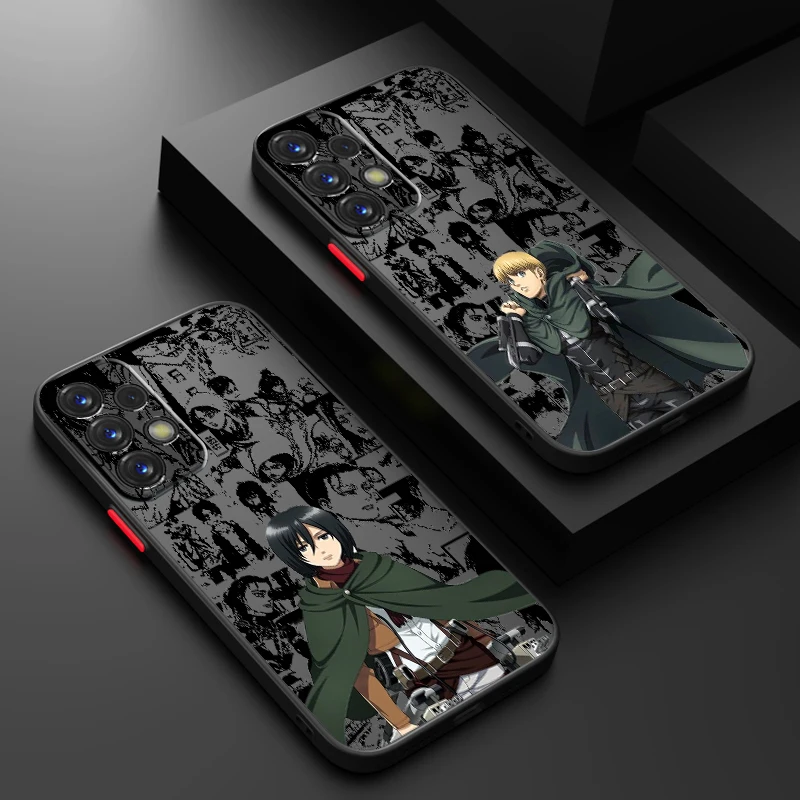 Attack On Titan Japanese Anime Frosted Translucent For Samsung A53 A52 A33 A32 A51 A71 A21S A13 A73 A50 A22 A12 5G Funda
Attack On Titan Japanese Anime Frosted Translucent For Samsung A53 A52 A33 A32 A51 A71 A21S A13 A73 A50 A22 A12 5G Funda