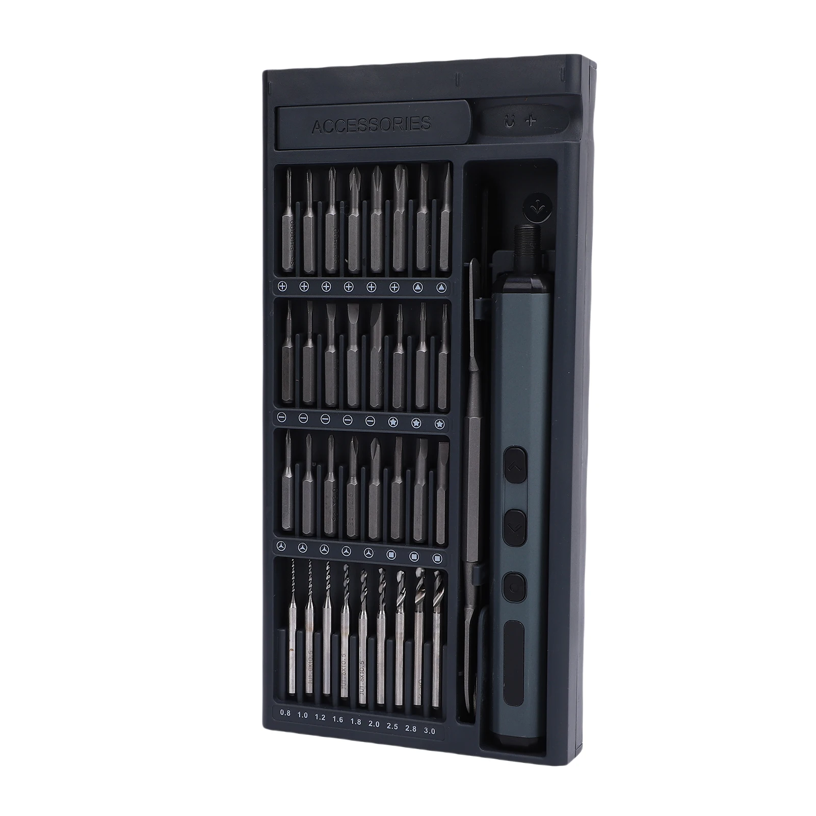 Набор магнитных электрических отверток 76 в 1, светодиодная подсветка и цифровым дисплеем, беспроводной мини-набор инструментов для ремонта
Набор магнитных электрических отверток 76 в 1, светодиодная подсветка и цифровым дисплеем, беспроводной мини-набор инструментов для ремонта