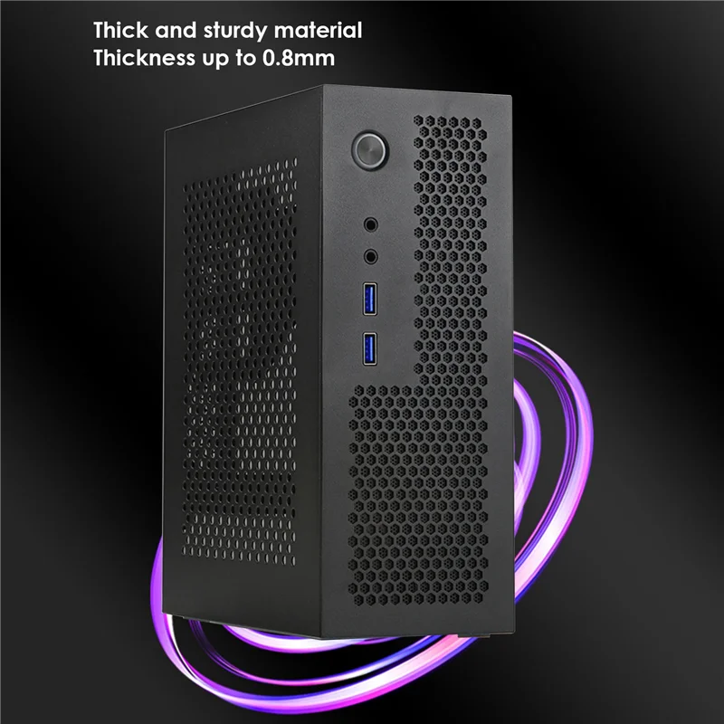 0Z-A09 HTPC Computer Case Mini ITX Gaming PC Chassis Desktop Chassis USB3.0 Computer Case Home Computer Case
0Z-A09 HTPC Computer Case Mini ITX Gaming PC Chassis Desktop Chassis USB3.0 Computer Case Home Computer Case