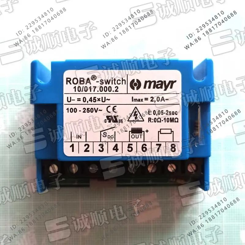 10/017.000.2 Rectifier ROBA -switch 2.0A Quality Assurance
10/017.000.2 Rectifier ROBA -switch 2.0A Quality Assurance
