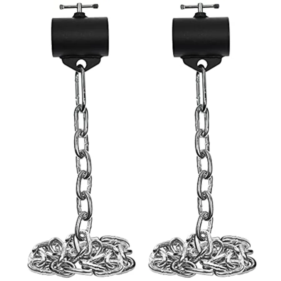 Weight Lifting Chains with Collars - 1 Pair Available in Steel Workout Chains - Fitness Equipment for Deadlifts Bench Presses a
Weight Lifting Chains with Collars - 1 Pair Available in Steel Workout Chains - Fitness Equipment for Deadlifts Bench Presses a