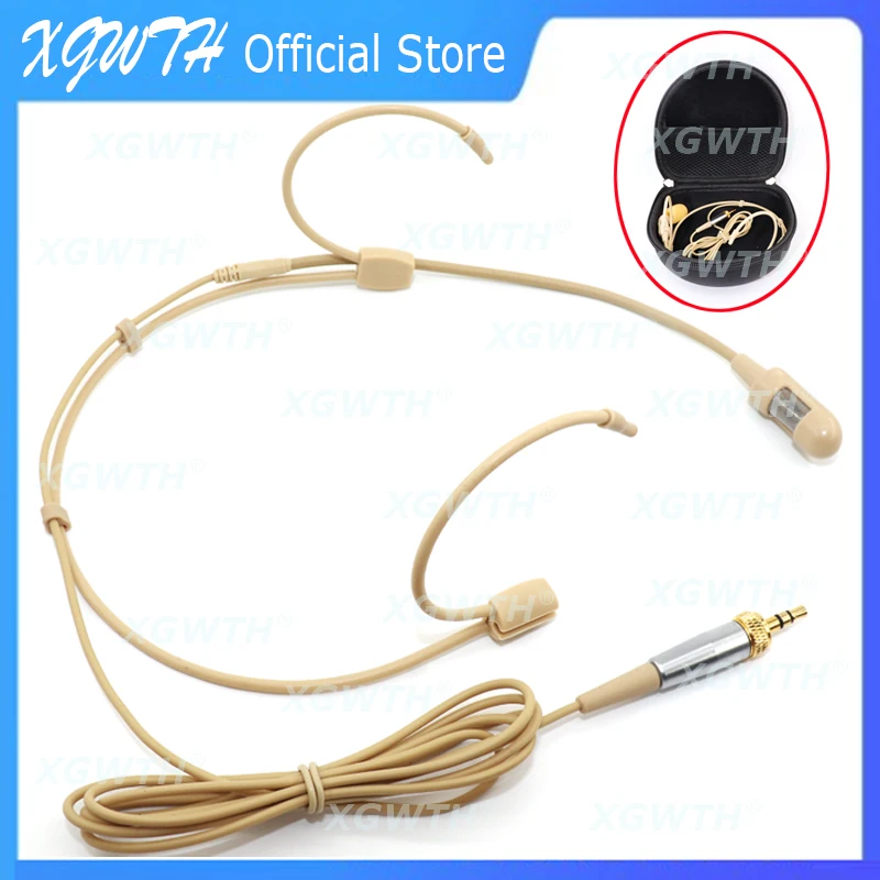 Headset Headworn Microphone Earset Over Ear Hanging Condenser Mic for Sennheiser Wireless BodyPack Transmitter 3.5mm Jack TRS
Headset Headworn Microphone Earset Over Ear Hanging Condenser Mic for Sennheiser Wireless BodyPack Transmitter 3.5mm Jack TRS
