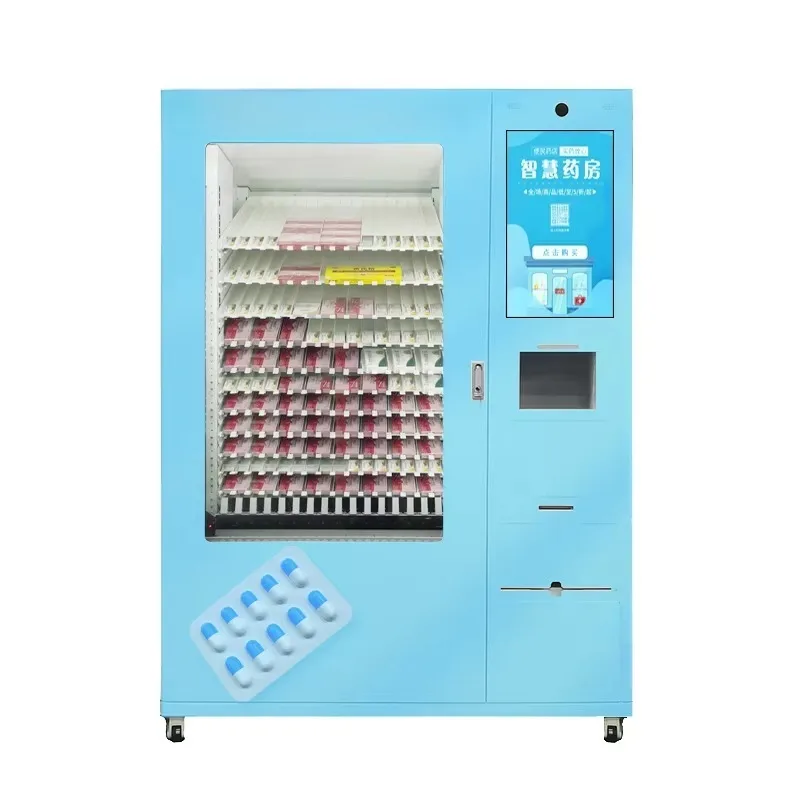 Custom Large Capacity Self-service Medicine Box Pharmacy Dispensing Pharmacy Vending Machine with Elevator
Custom Large Capacity Self-service Medicine Box Pharmacy Dispensing Pharmacy Vending Machine with Elevator