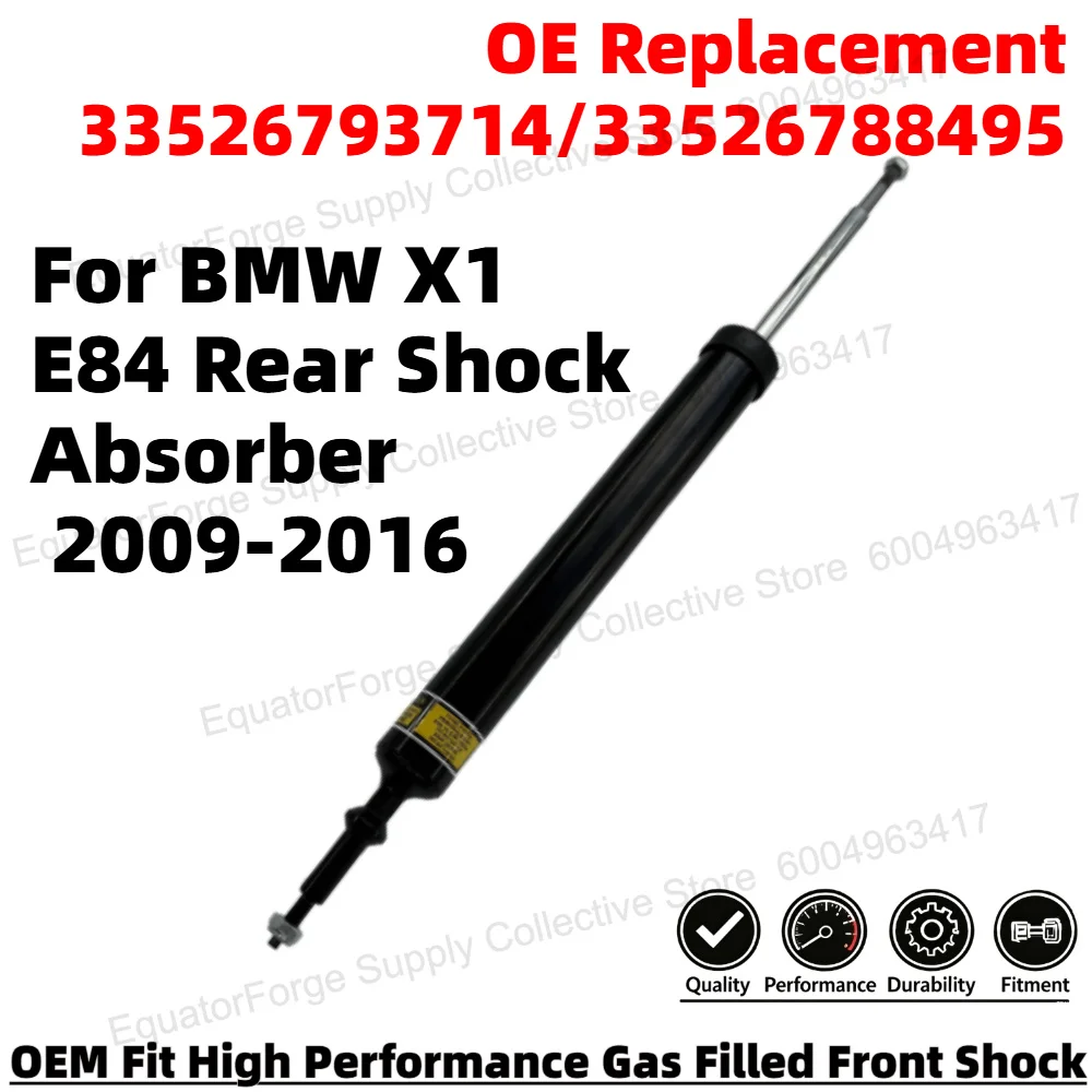 High Performance Rear Shock Absorber for BMW X1 E84 Smooth Ride OE Replacement 33526793714/33526788495
High Performance Rear Shock Absorber for BMW X1 E84 Smooth Ride OE Replacement 33526793714/33526788495