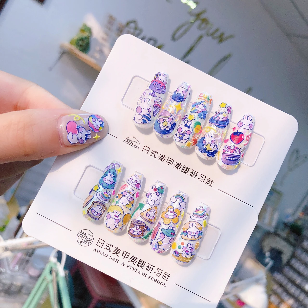 New Craft Sticker High Quality Nail Art Sticker Soft Cute Spaceship Bunny Nail Art Decoration Sticker
New Craft Sticker High Quality Nail Art Sticker Soft Cute Spaceship Bunny Nail Art Decoration Sticker
