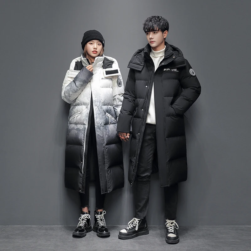 Winter White Duck Down Hooded Long Parkas Men Thick Warm Jacket CoatsCasual Warm Padded Puffer Jackets Male Windbreak Outerwear
Winter White Duck Down Hooded Long Parkas Men Thick Warm Jacket CoatsCasual Warm Padded Puffer Jackets Male Windbreak Outerwear