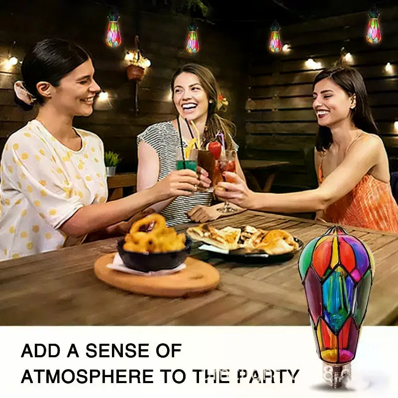 1Pcs 4W 6W 120V LED Ambient Light Christmas Painted DIY Handmade Bulb ST64 Light Decor for Bedroom
1Pcs 4W 6W 120V LED Ambient Light Christmas Painted DIY Handmade Bulb ST64 Light Decor for Bedroom