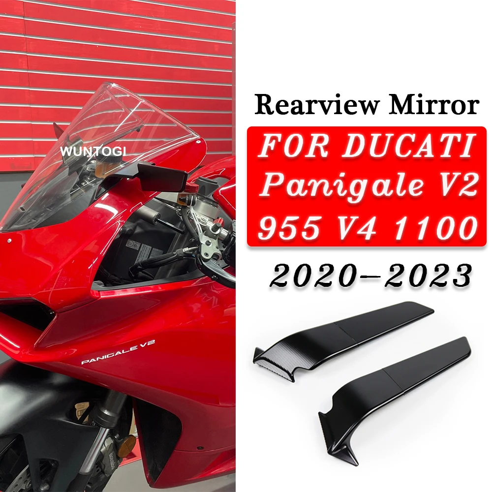 Мотоциклетное зеркало заднего вида для Ducati Panigale V2 955 V4 1100 20-23 Stealth Sport Winglet, наборы регулируемых зеркал
Мотоциклетное зеркало заднего вида для Ducati Panigale V2 955 V4 1100 20-23 Stealth Sport Winglet, наборы регулируемых зеркал