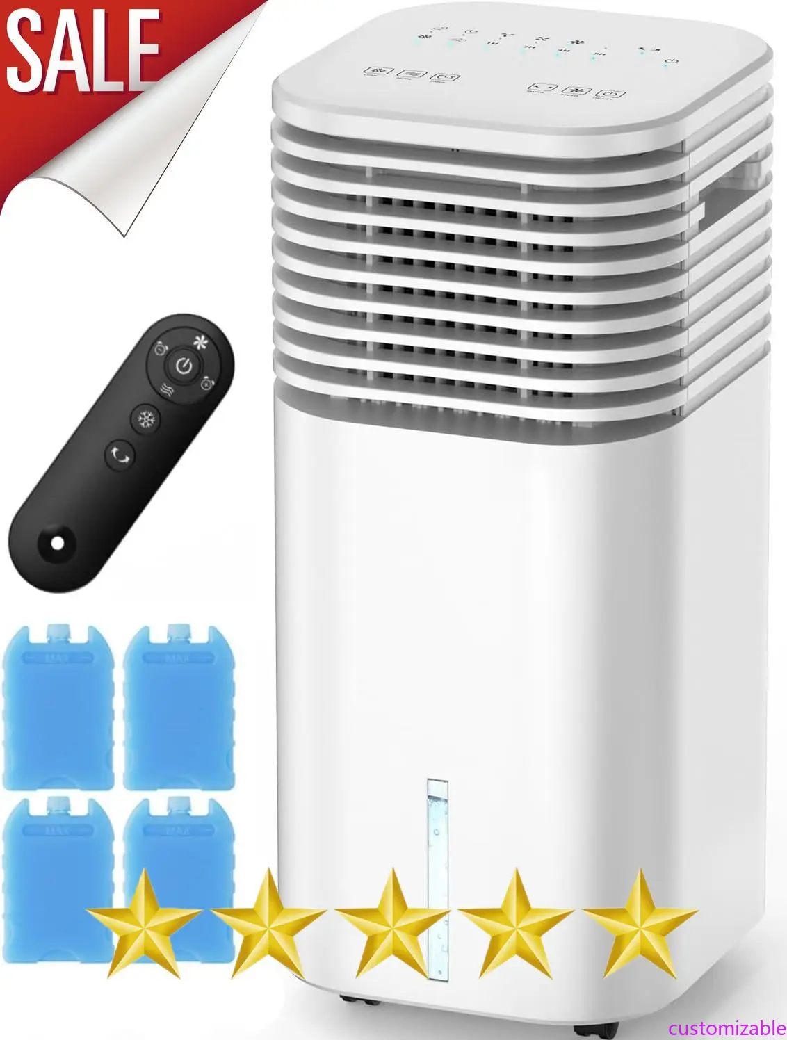 Настраиваемые безоконные портативные кондиционеры с 4 режимами и 3 скоростями, таймером 15 часов для интеллектуального автоматического выключения, резервуар на 2 галлона для 20 часов
Настраиваемые безоконные портативные кондиционеры с 4 режимами и 3 скоростями, таймером 15 часов для интеллектуального автоматического выключения, резервуар на 2 галлона для 20 часов