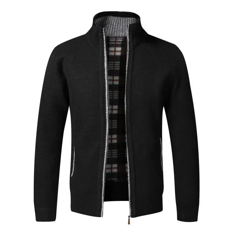 Autumn Winter Warm Cardigan Men Fleece Zipper Sweaters Jackets Mens Slim Fit Knitted Sweatercoat Thick Cardigan Sweater Coat Men
Autumn Winter Warm Cardigan Men Fleece Zipper Sweaters Jackets Mens Slim Fit Knitted Sweatercoat Thick Cardigan Sweater Coat Men