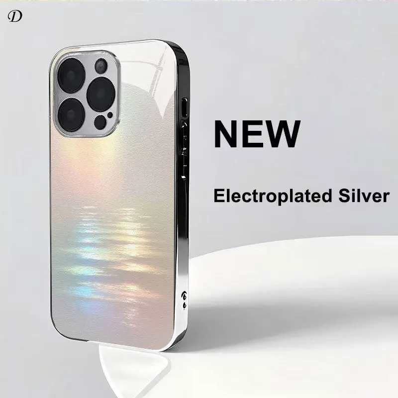 Colorful and glittering pattern electroplated glass phone case, suitable for iPhone 17, 16, 15, 14, 13, 12, 11, etc.
Colorful and glittering pattern electroplated glass phone case, suitable for iPhone 17, 16, 15, 14, 13, 12, 11, etc.
