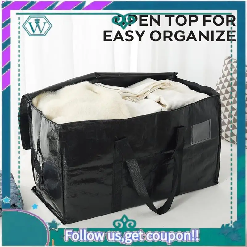 Premium Wrap Around Handle For Storage Tote Extra Large Moving Bags,4 Pack Heavy Duty For Space Saving
Premium Wrap Around Handle For Storage Tote Extra Large Moving Bags,4 Pack Heavy Duty For Space Saving