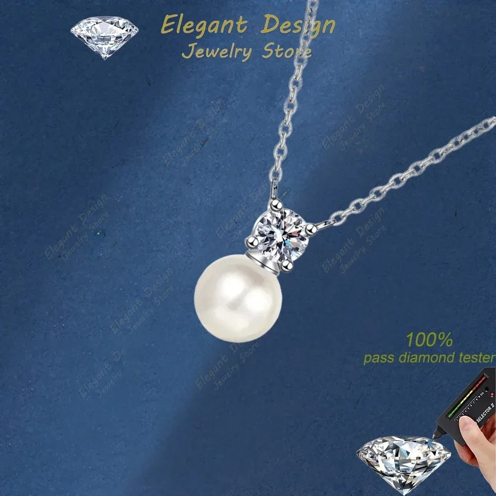 Элегантный дизайн для женщин, женские свадебные украшения, кулон с жемчугом 8 мм, классическая платина PT950, 0,5 карата, настоящее ожерелье из муассанита
Элегантный дизайн для женщин, женские свадебные украшения, кулон с жемчугом 8 мм, классическая платина PT950, 0,5 карата, настоящее ожерелье из муассанита