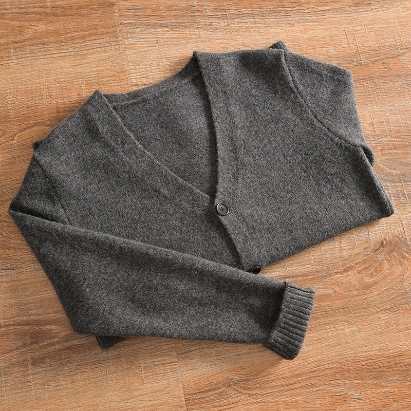 Men's Knitted V-Neck Open Cardigan Sweater 100 Wool Autumn Winter Casual Style Slim Fit Long Sleeve Color Fashion
Men's Knitted V-Neck Open Cardigan Sweater 100 Wool Autumn Winter Casual Style Slim Fit Long Sleeve Color Fashion