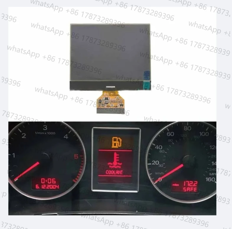 Для 2001-2009 Audi A4 B6 B7 RB4 RB8 Автомобильный экран приборной панели Спидометр ЖК-экран с коротким ленточным разъемом 
Для 2001-2009 Audi A4 B6 B7 RB4 RB8 Автомобильный экран приборной панели Спидометр ЖК-экран с коротким ленточным разъемом
