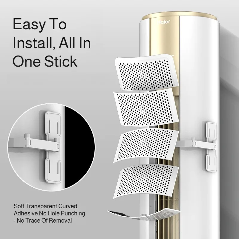 Vertical air conditioner wind deflector, universal adjustable cylindrical windproof and direct airflow preventer, adjustable
Vertical air conditioner wind deflector, universal adjustable cylindrical windproof and direct airflow preventer, adjustable