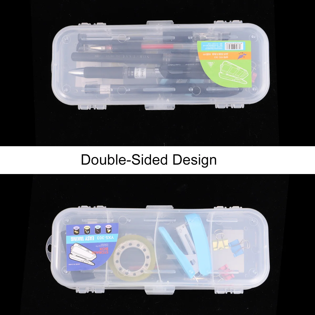 2Pcs Double-Layer Transparent Pen Case Simple Design Pencil Storage Organizer for Students Pupils Convenient Simple Pen Box
2Pcs Double-Layer Transparent Pen Case Simple Design Pencil Storage Organizer for Students Pupils Convenient Simple Pen Box