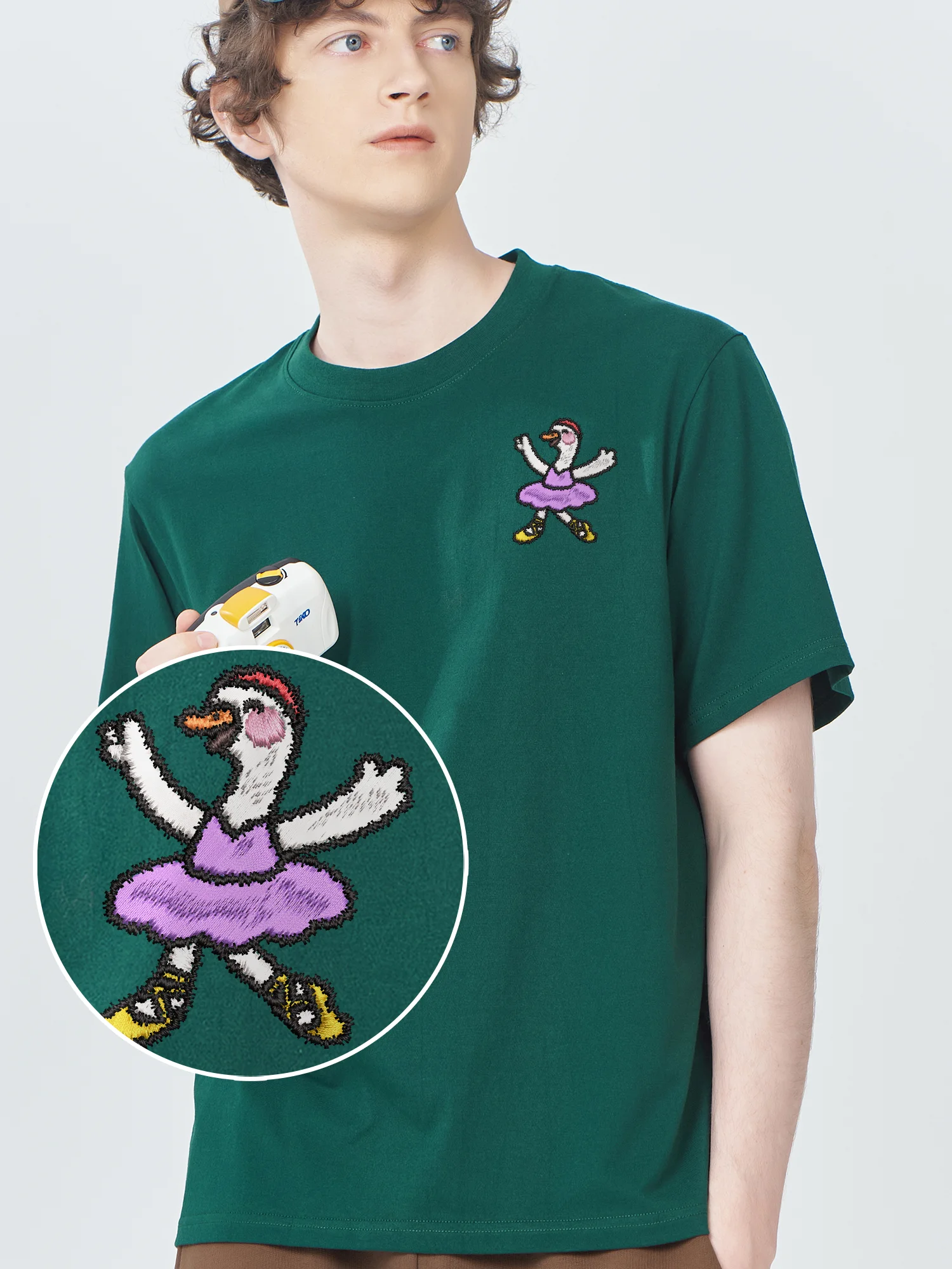 Ballerina Duck Embroidered T-Shirt Unisex Casual Soft Luxury Clothing Funny Graphic Embroidery T Shirts Best Gift
Ballerina Duck Embroidered T-Shirt Unisex Casual Soft Luxury Clothing Funny Graphic Embroidery T Shirts Best Gift