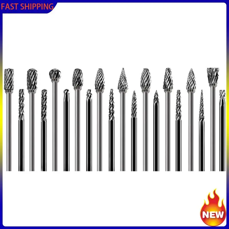 Hot Trend-20 PCS Rock Carbide Burr Set Die Grinder Tool Rasp Wood Carving Bits 1/8In Shank For Metal Wood Weld Grinding Deburrin
Hot Trend-20 PCS Rock Carbide Burr Set Die Grinder Tool Rasp Wood Carving Bits 1/8In Shank For Metal Wood Weld Grinding Deburrin