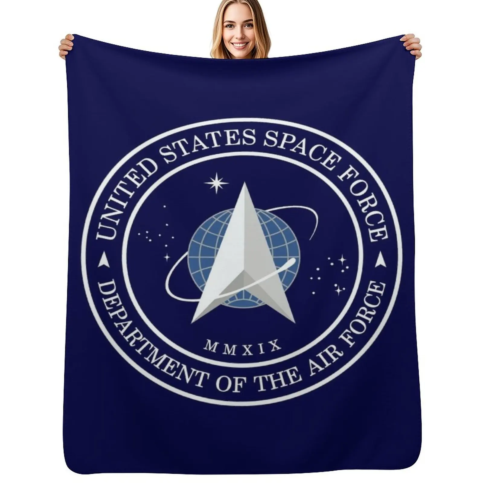 United States Space Force USSF Official Logo Emblem Throw Blanket Soft Plush Blanket as Housewarming Gift
United States Space Force USSF Official Logo Emblem Throw Blanket Soft Plush Blanket as Housewarming Gift
