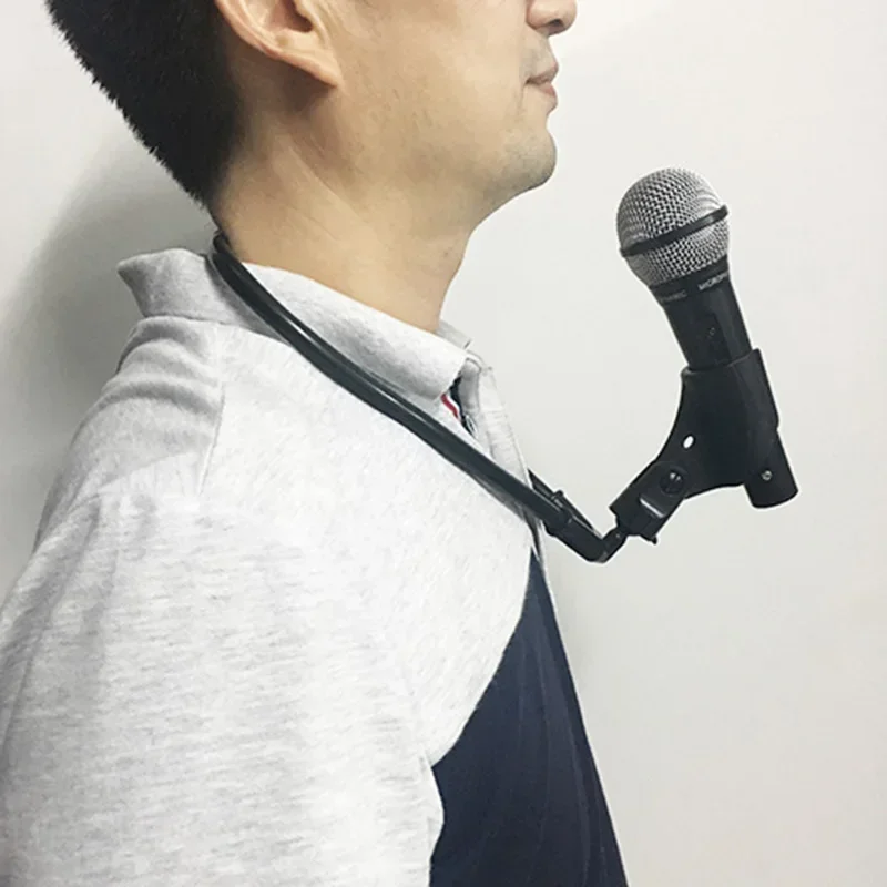 Neck Microphone Holder Lock Adjustable Holder Stage Magic Tricks Magia Magie Magicians Prop Accessory Illusion Gimmick
Neck Microphone Holder Lock Adjustable Holder Stage Magic Tricks Magia Magie Magicians Prop Accessory Illusion Gimmick