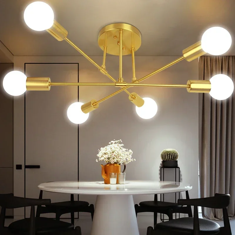 Nordic Luxury Modern LED Ceiling Lamp Chandelier For Living Room Dining Bedroom Home Lighting 2 Heads 6 Head Lustre Illuminant
Nordic Luxury Modern LED Ceiling Lamp Chandelier For Living Room Dining Bedroom Home Lighting 2 Heads 6 Head Lustre Illuminant