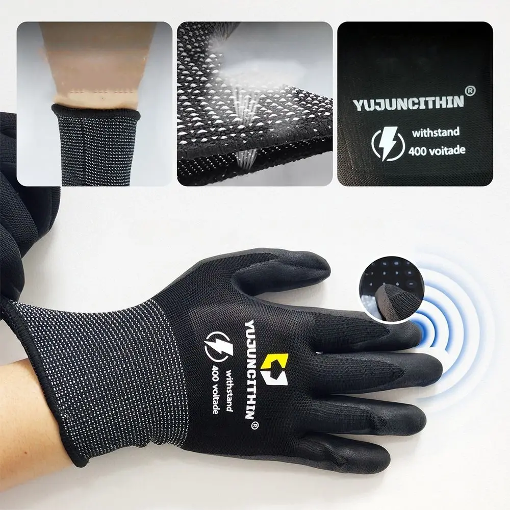 400/500V Insulated Working Gloves Nitrile Safety Anti Electric Shock Gloves Ultra-thin Protective Gloves Low Voltage Environment
400/500V Insulated Working Gloves Nitrile Safety Anti Electric Shock Gloves Ultra-thin Protective Gloves Low Voltage Environment