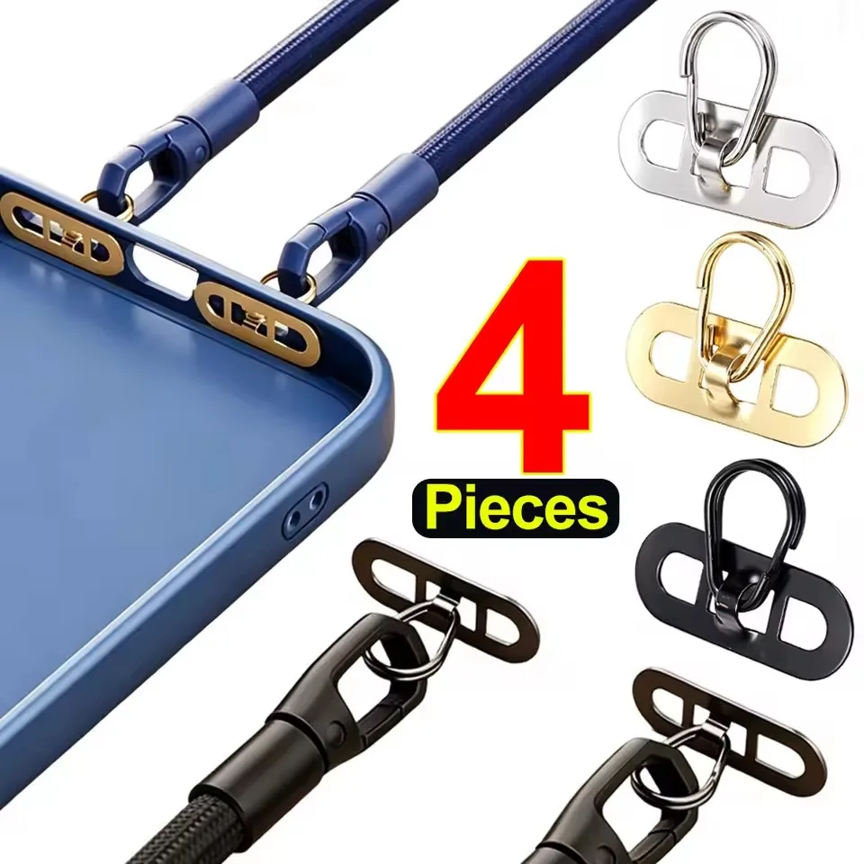 1-4pcs 360° Rotatable Stainless Steel Tab Phone Tether Portable Connecting Hanging Piece Lanyard Mobile Phone Case Clip Gaskets
1-4pcs 360° Rotatable Stainless Steel Tab Phone Tether Portable Connecting Hanging Piece Lanyard Mobile Phone Case Clip Gaskets