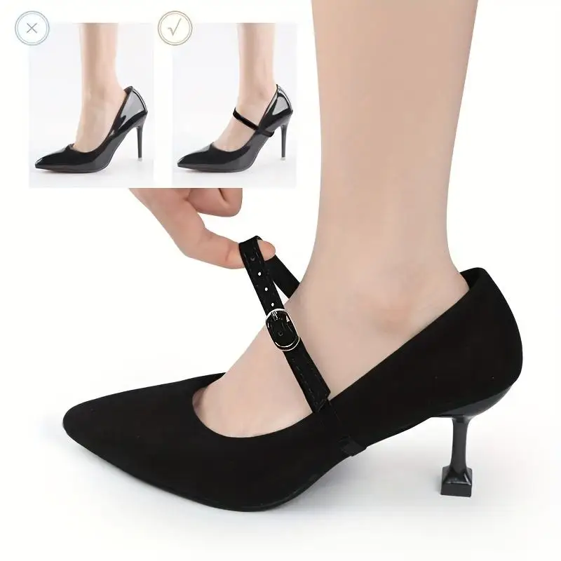 1Pair Women Elastic Shoelaces Adjustable High Heels Ankle Strap Solid Color Anti-Skid Shoe Belt Tie Strap Band For Loose Holding
1Pair Women Elastic Shoelaces Adjustable High Heels Ankle Strap Solid Color Anti-Skid Shoe Belt Tie Strap Band For Loose Holding