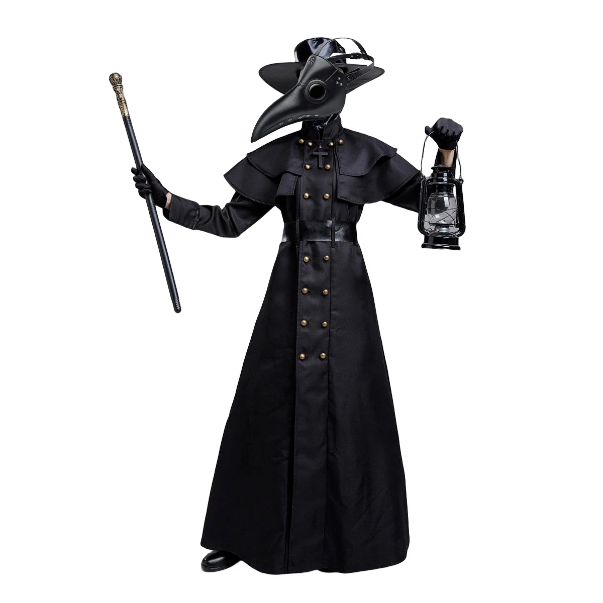 Halloween Plague Doctor Cosplay Hooded Robe Medieval Steampunk Priest Horror Wizard Cloak Cape With Long Nose Beak Leather Masks
Halloween Plague Doctor Cosplay Hooded Robe Medieval Steampunk Priest Horror Wizard Cloak Cape With Long Nose Beak Leather Masks