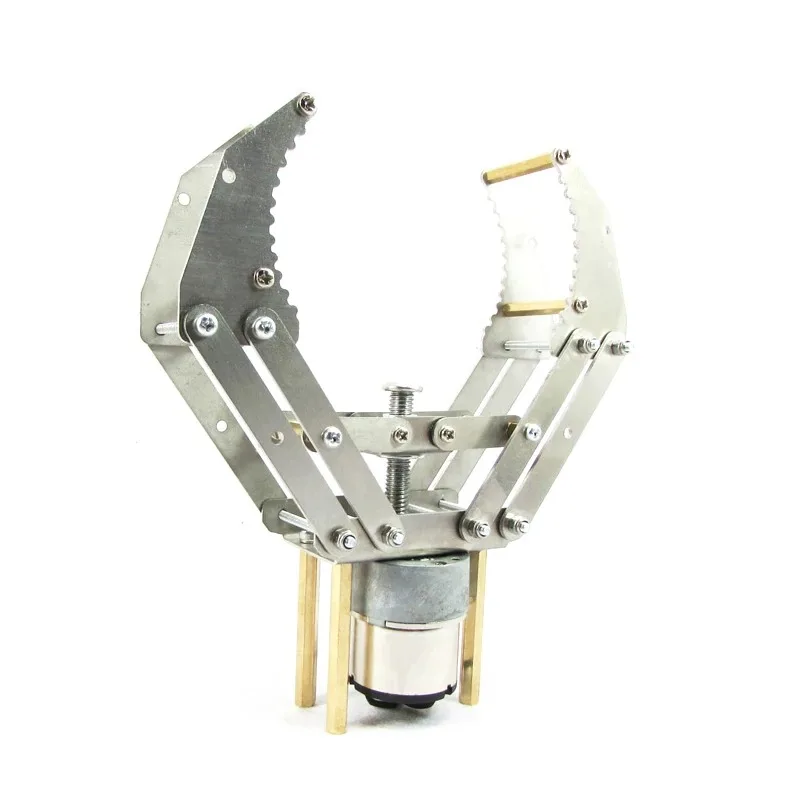 16KG Load Gripper Clip Stainless Steel Claw Robot Arm with 37mm DC Motor for Robot DIY Kit Metal Mechanical Claw Bracket
16KG Load Gripper Clip Stainless Steel Claw Robot Arm with 37mm DC Motor for Robot DIY Kit Metal Mechanical Claw Bracket
