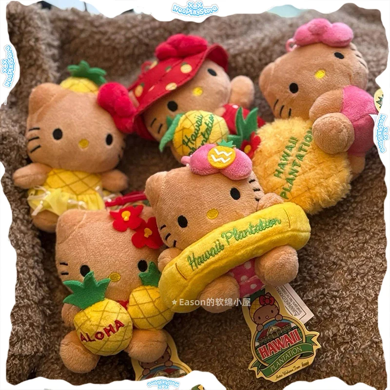 Cartoon Hawaiian Pineapple Hello Kitty Plush Toy Pendant Limited Black Skin KT Cute Bags Decorations Keychain Kawaii Toy Gift
Cartoon Hawaiian Pineapple Hello Kitty Plush Toy Pendant Limited Black Skin KT Cute Bags Decorations Keychain Kawaii Toy Gift