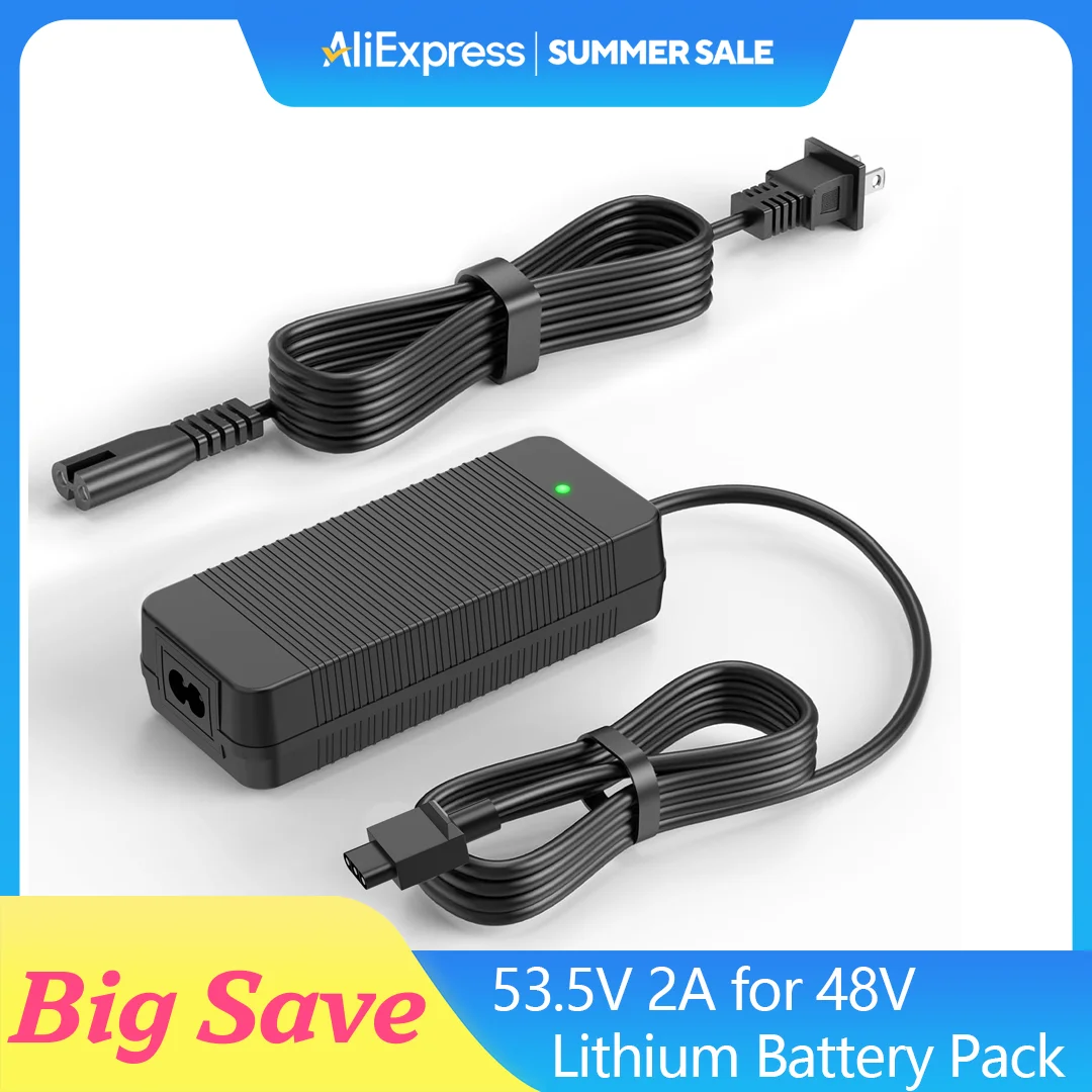 53.5V 2A Charger for NIU KQi KQi2 KQi3 KQi Air/300X Electric Scooter Chargeing 48V Charger
53.5V 2A Charger for NIU KQi KQi2 KQi3 KQi Air/300X Electric Scooter Chargeing 48V Charger