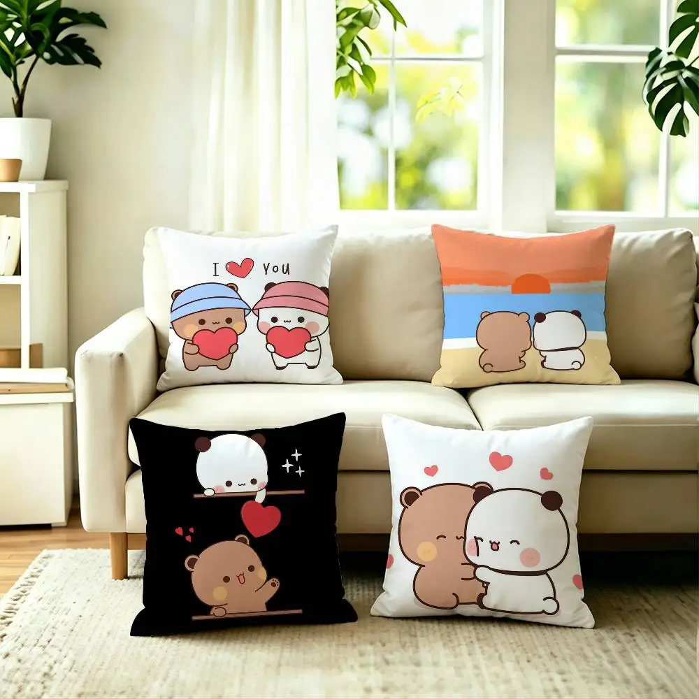 Cute B-Bubu and D-Dudu Square Double-Sided printed Pillow Case Bedroom Bedside Pillow Sofa Cushion Cover
Cute B-Bubu and D-Dudu Square Double-Sided printed Pillow Case Bedroom Bedside Pillow Sofa Cushion Cover