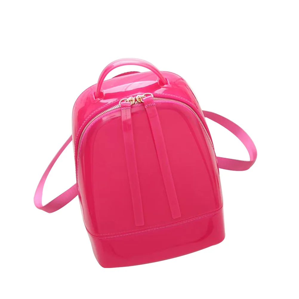 Rose Red Middle Size Jelly Backpack Silicone Waterproof Candy Color Charming Women Fashion Backpack for School Travel Daily
Rose Red Middle Size Jelly Backpack Silicone Waterproof Candy Color Charming Women Fashion Backpack for School Travel Daily