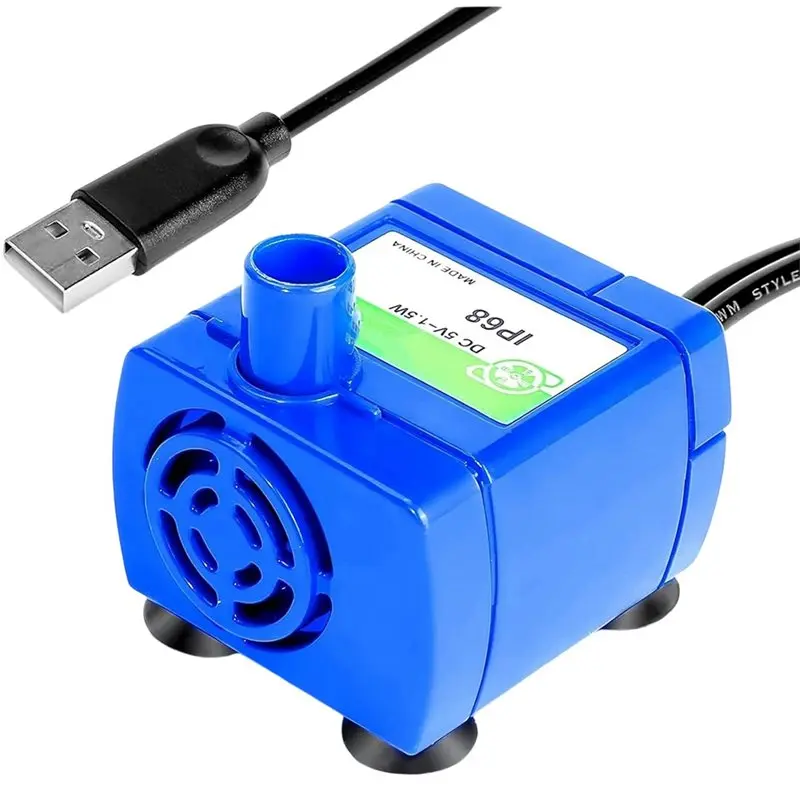 Сменный насос с USB-кабелем длиной 6 футов для фонтанчика для кошек-DR-DC160-Pet Fountain-Extreme Silent-A77G
Сменный насос с USB-кабелем длиной 6 футов для фонтанчика для кошек-DR-DC160-Pet Fountain-Extreme Silent-A77G